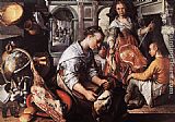Joachim Beuckelaer Canvas Paintings - Christ in the House of Martha and Mary